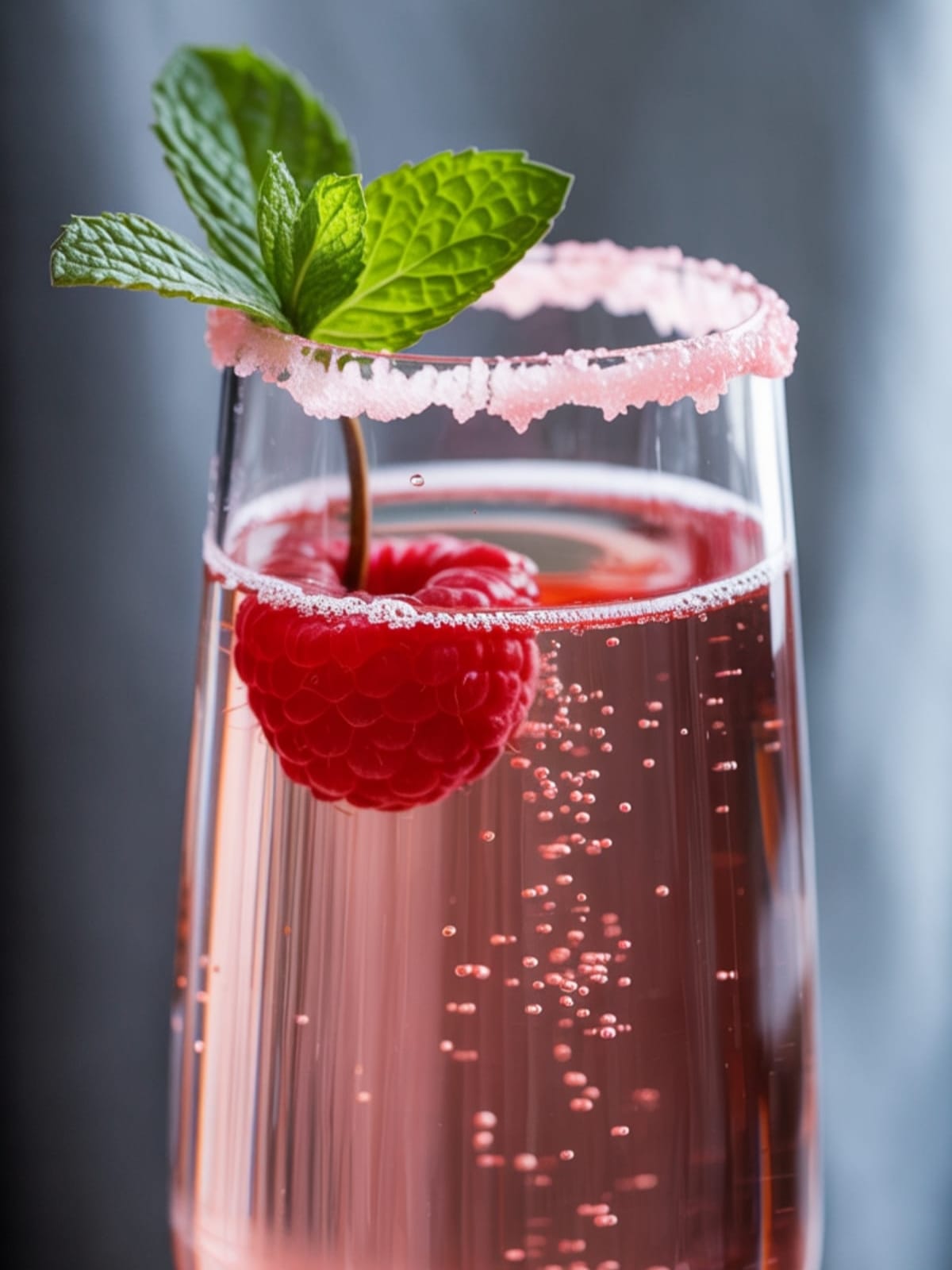 Fresh Raspberry Lemon Mimosas - Easy Fancy Drinks