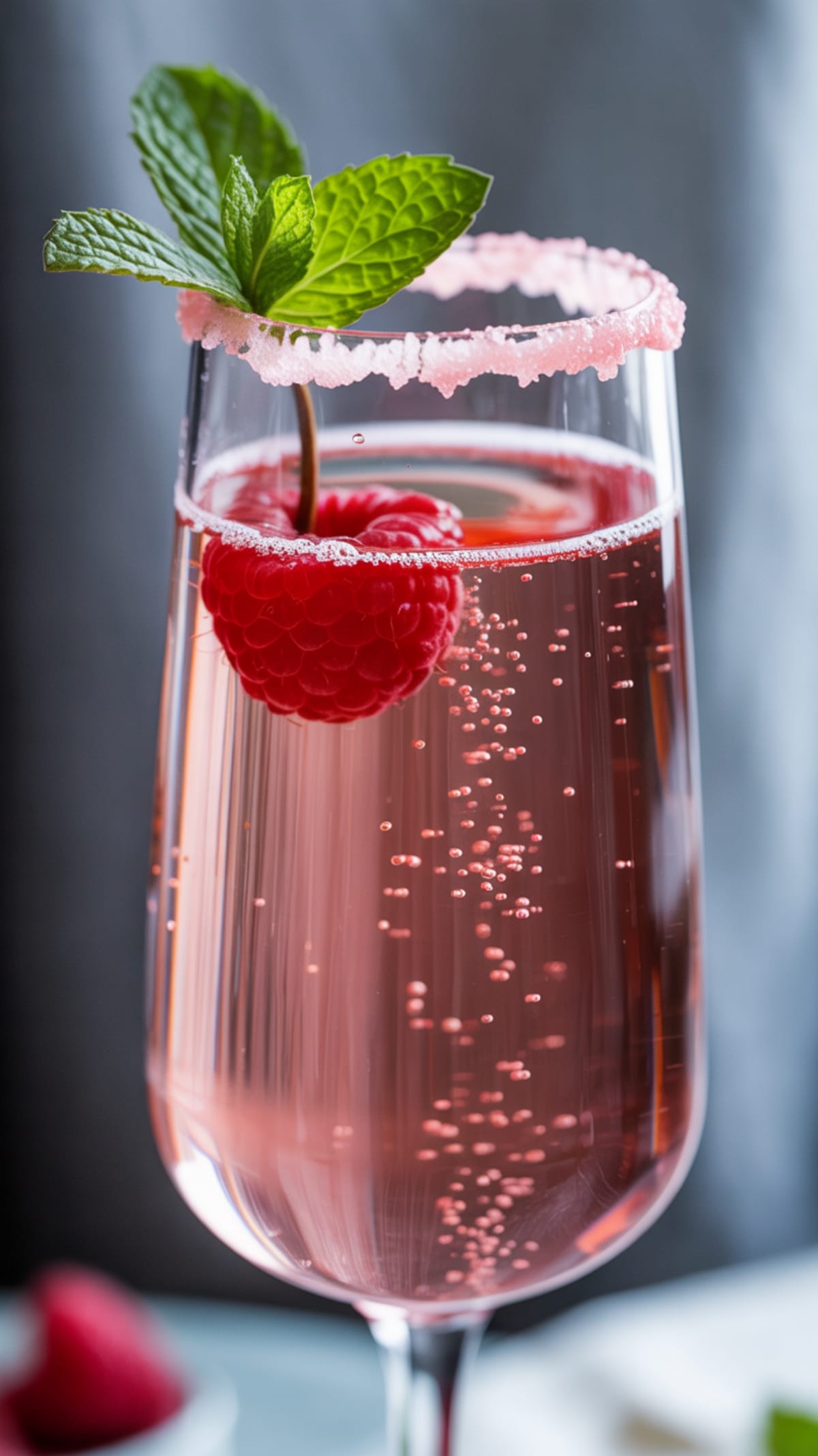 Fresh Raspberry Lemon Mimosas - Easy Fancy Drinks
