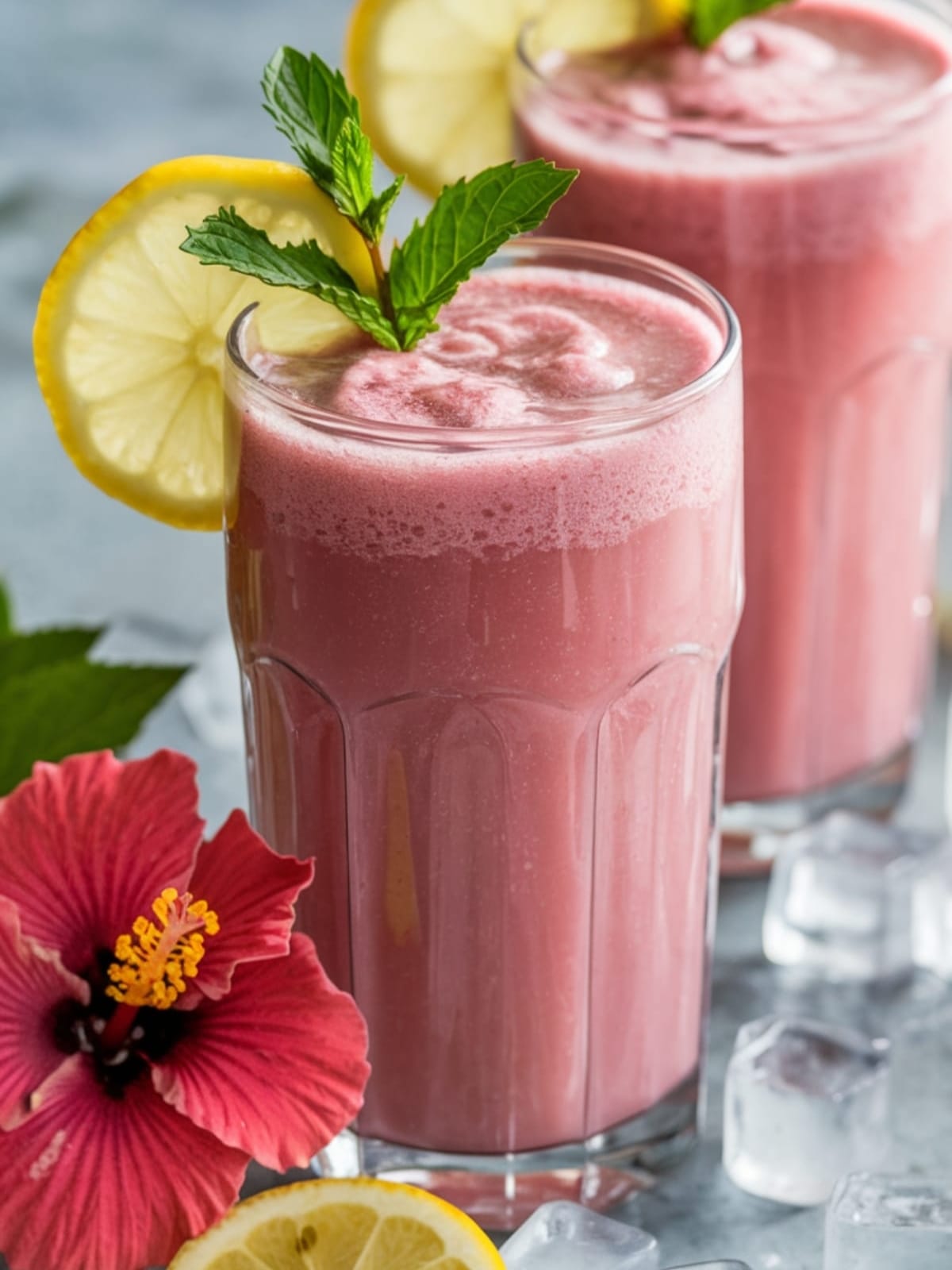 Frosty Hibiscus Lemonade - The Perfect Summer Drink to Sell