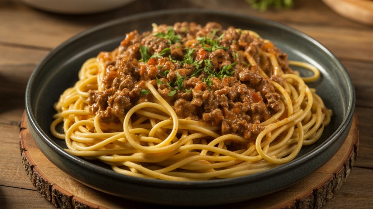 Garlic Butter Beef Spaghetti A Rich, Flavorful Pasta Dish You’ll Crave