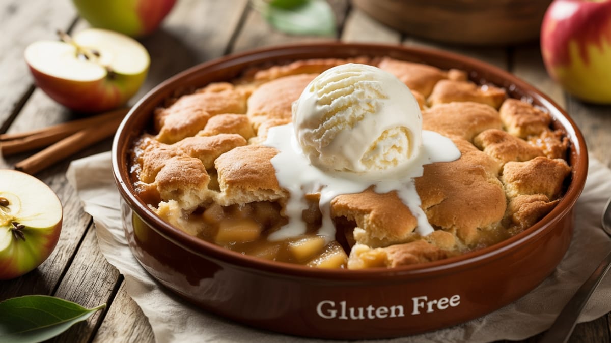 Gluten-Free Apple Cobbler- The Cozy Dessert Everyone Can Enjoy