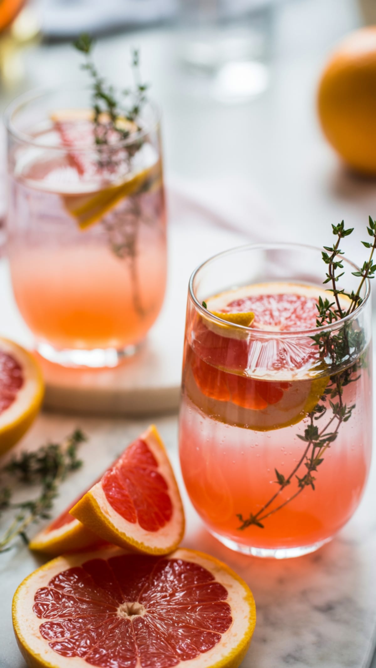 Weekend-Worthy Grapefruit Gin Cocktail with Fresh Citrus