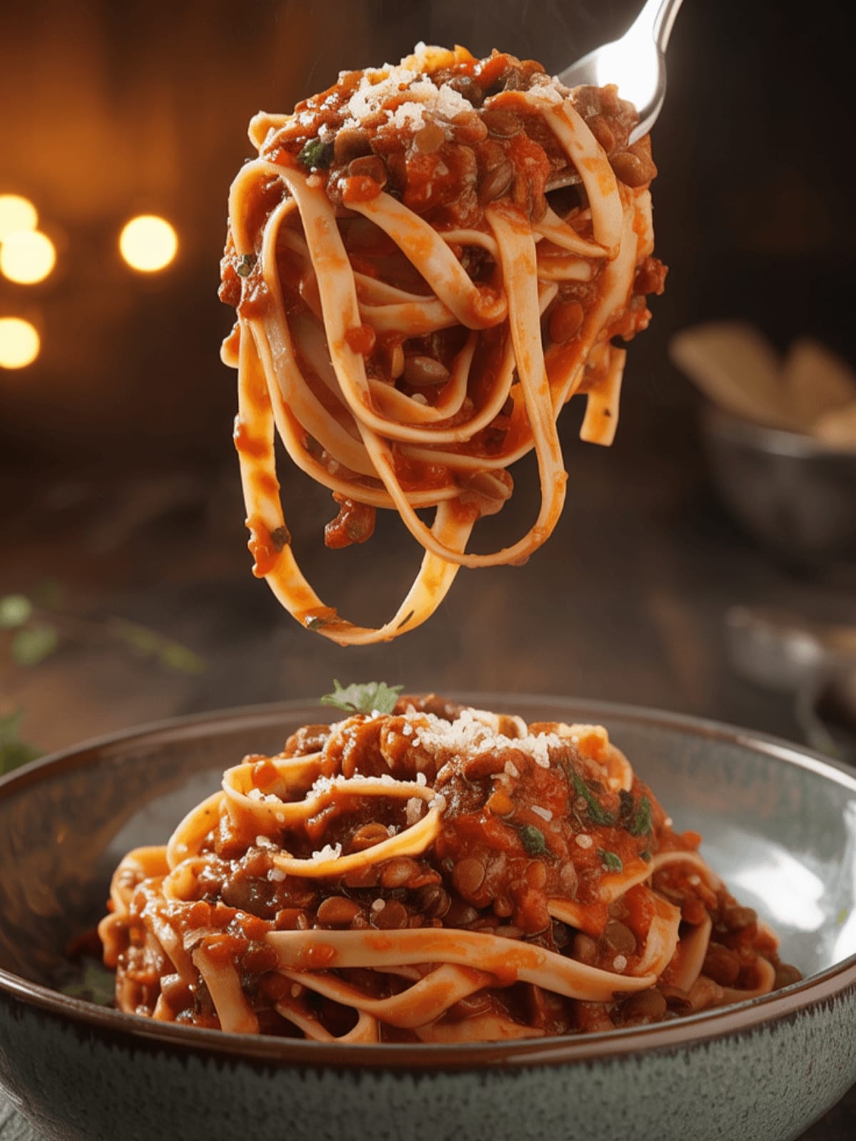 Hearty Beef and Lentil Bolognese