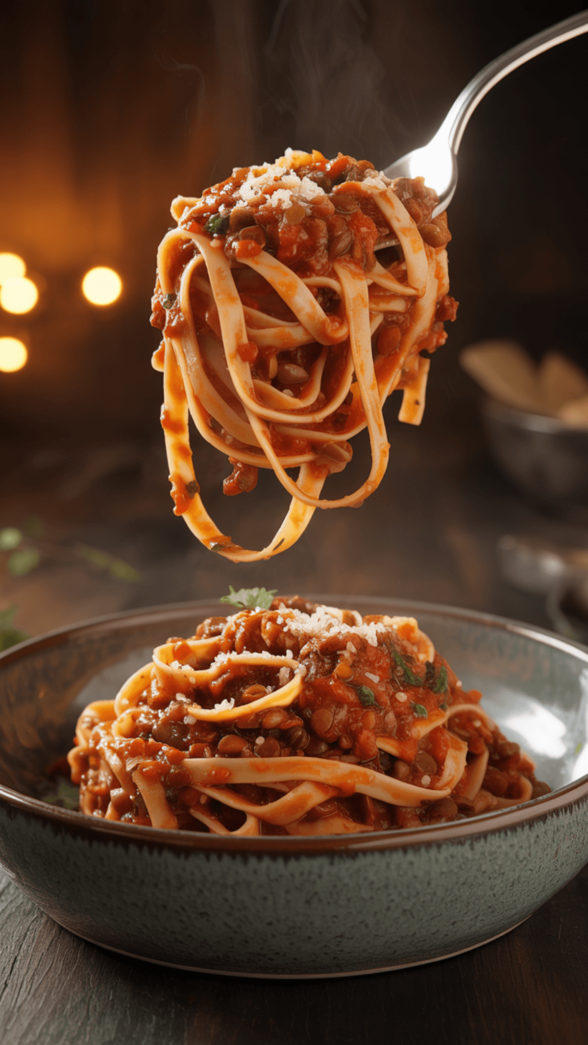 Hearty Beef and Lentil Bolognese