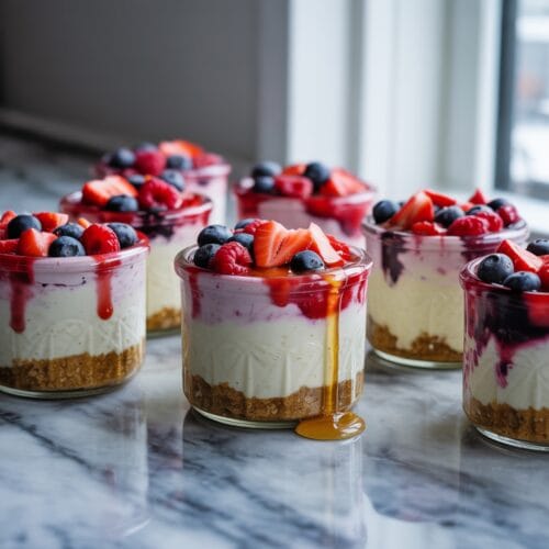 High Protein Cheesecake Jars