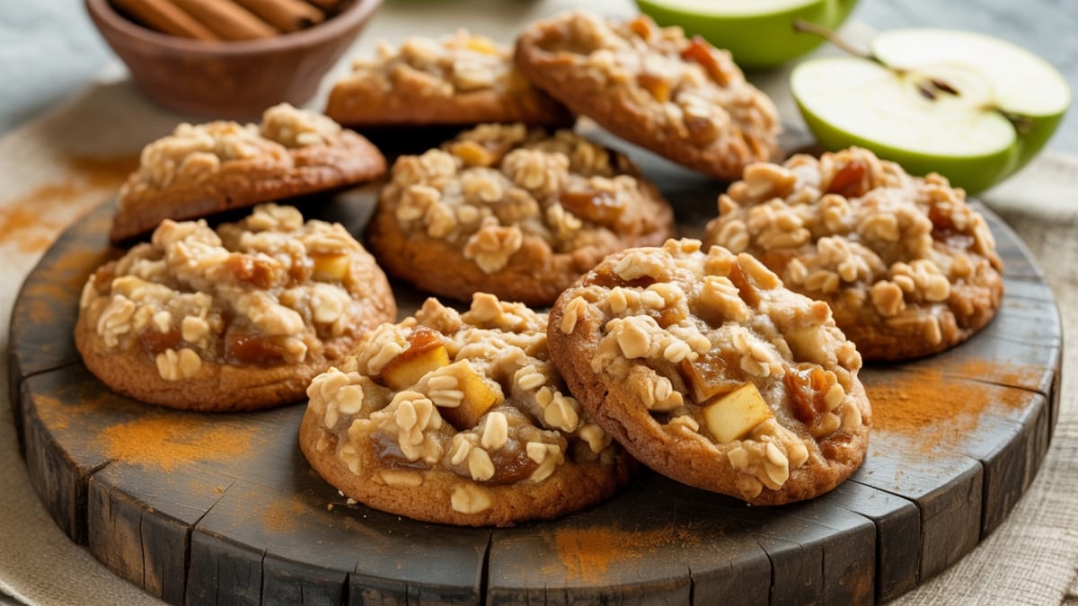 Homemade Apple Crisp Cookies Fall's Perfect Treat in Cookie Form