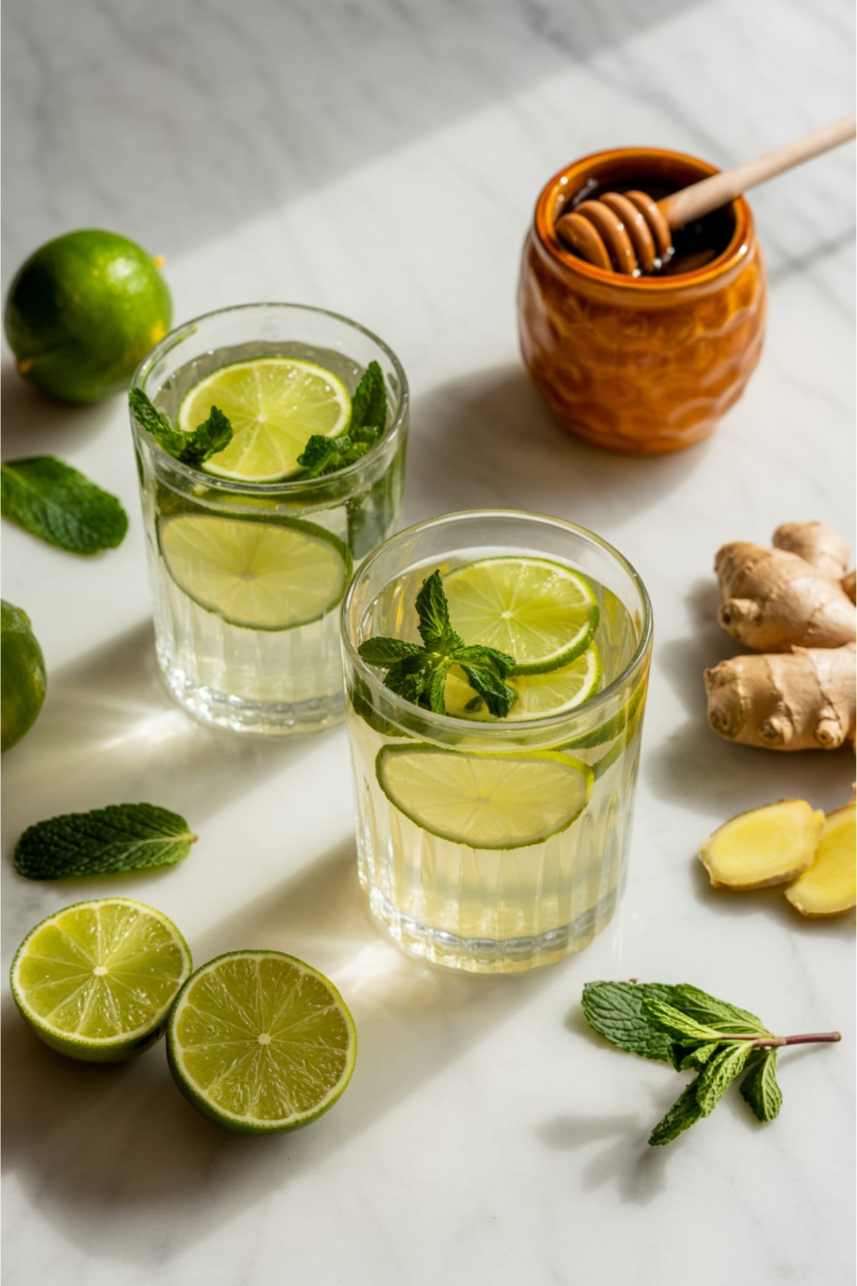 Homemade Honey Ginger Limeade- Summer's Most Refreshing Drink