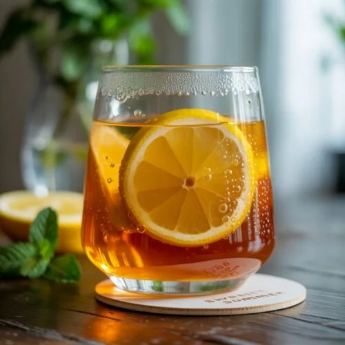Homemade Mango Iced Tea
