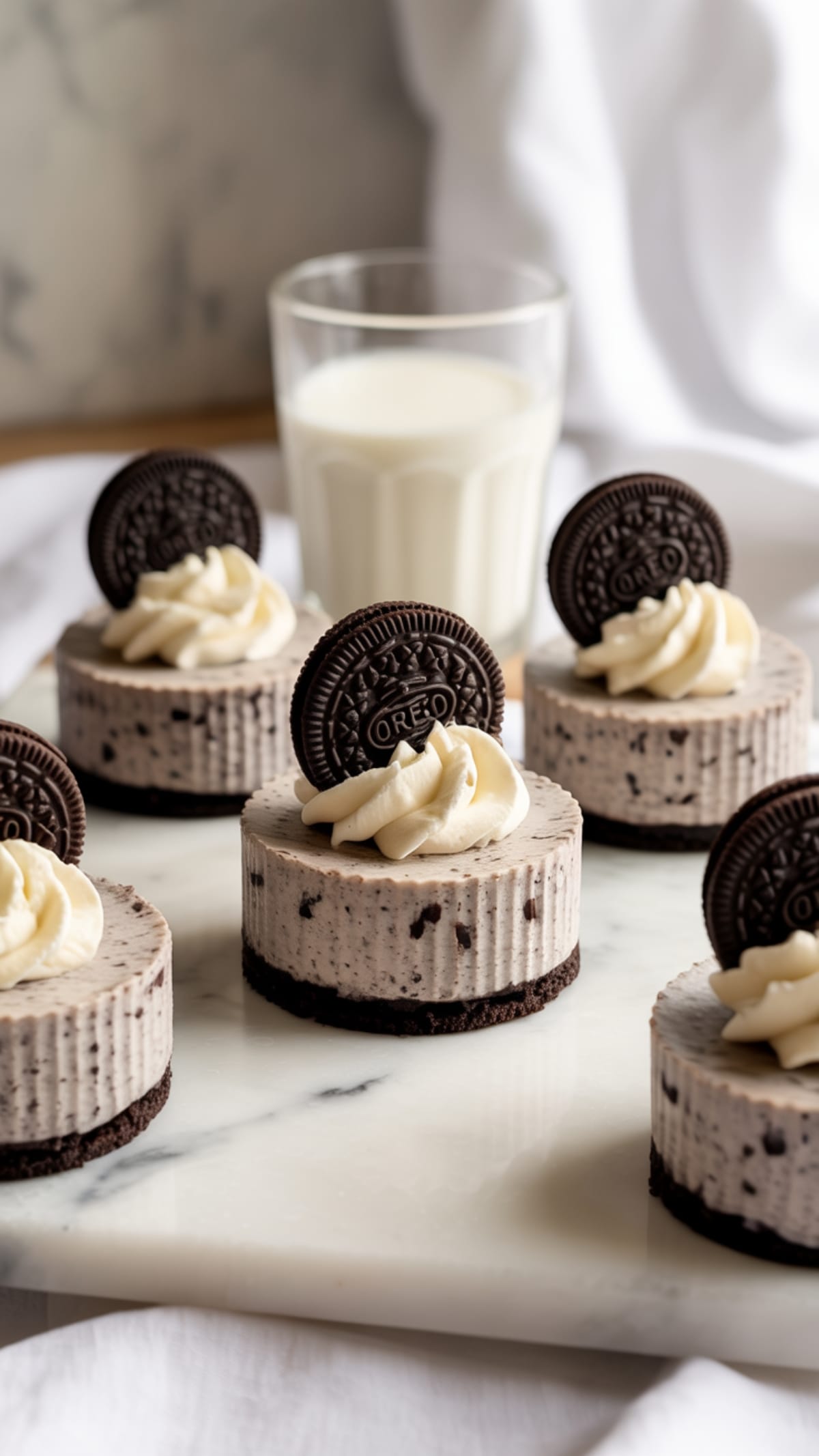 Individual Oreo No-Bake Cheesecake Cups Ready in 20 Minutes