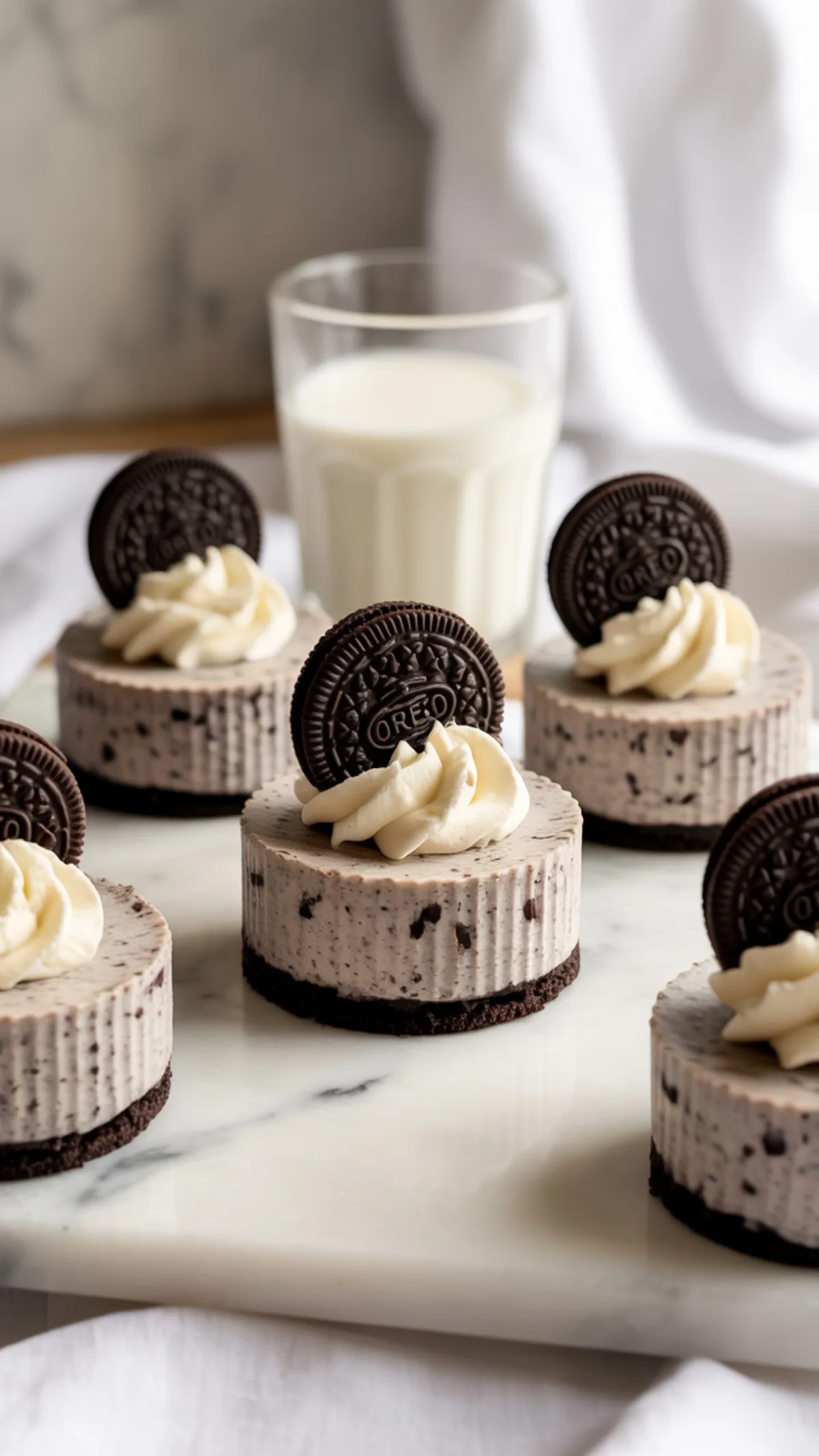 Individual Oreo No-Bake Cheesecake Cups Ready in 20 Minutes