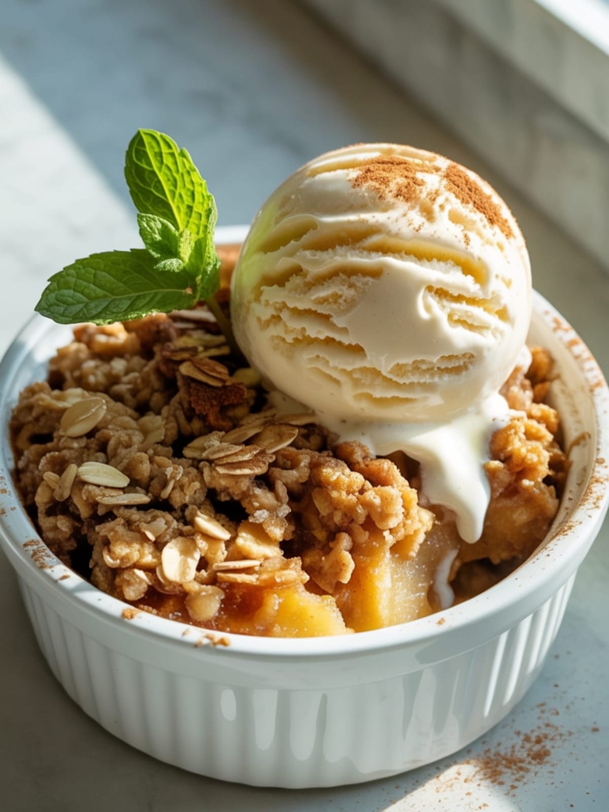 Keto Apple Crisp - 5g Net Carbs - Low Carb Comfort Dessert