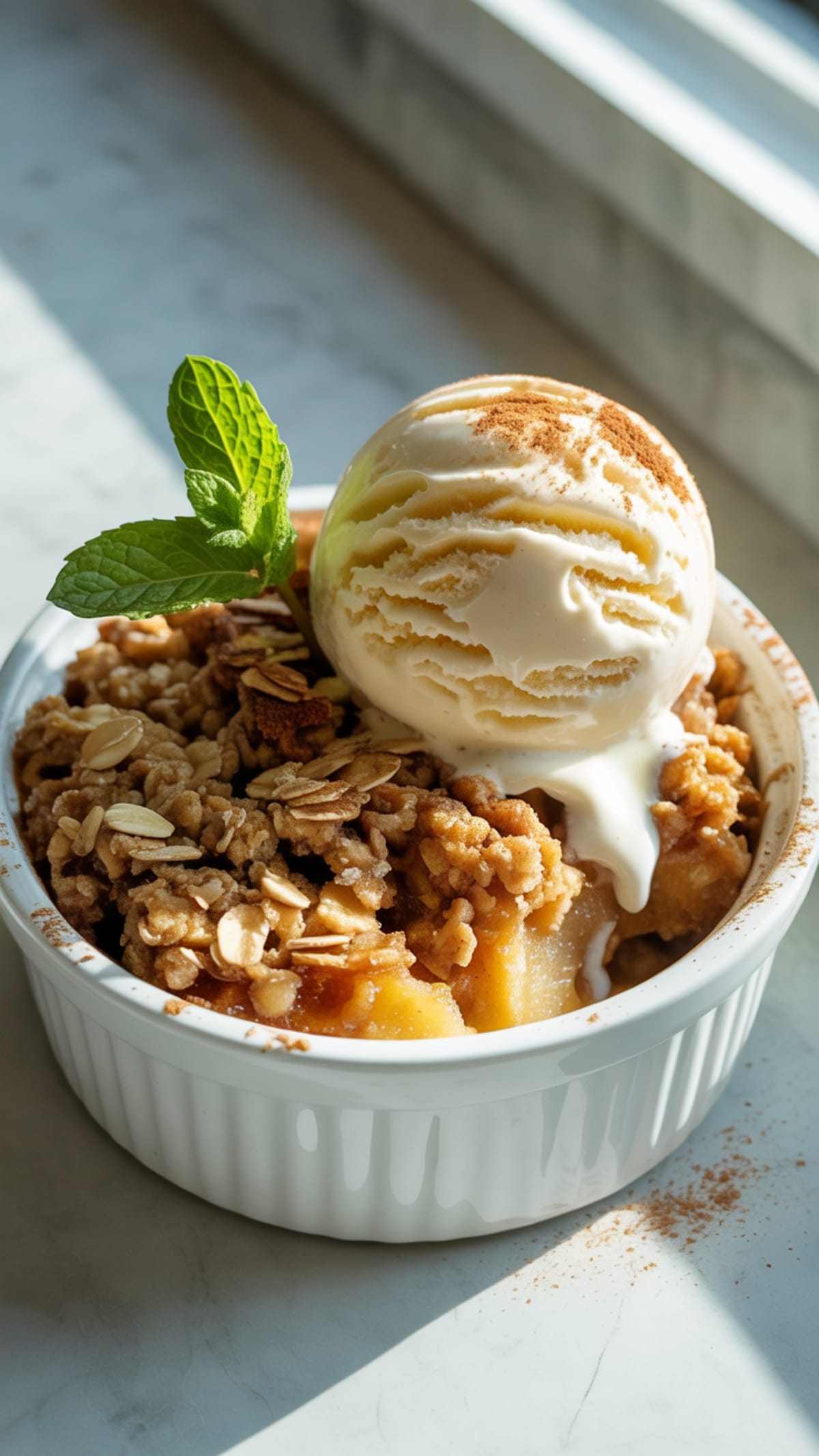 Keto Apple Crisp | 5g Net Carbs | Low Carb Comfort Dessert