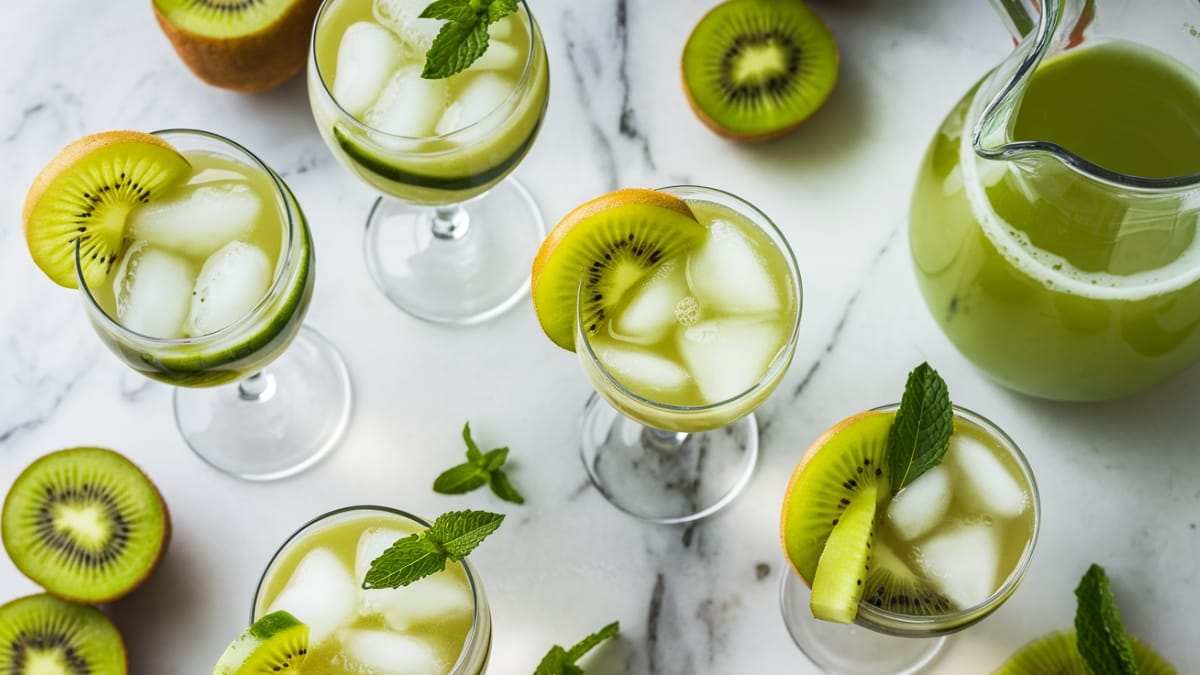 Kiwi Cucumber Agua Fresca- A Refreshing Summer Sipper That Takes Minutes to Make
