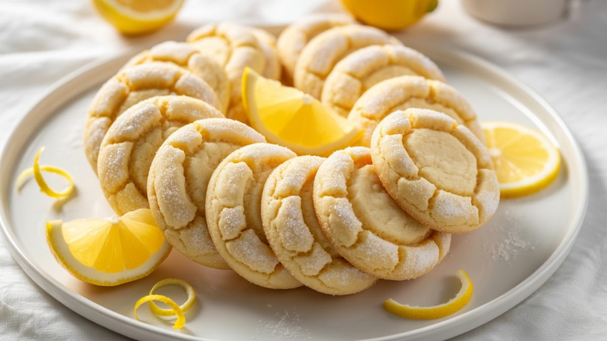 Lemon Sugar Cookies- Bright, Chewy Treats With The Perfect Citrus Zing