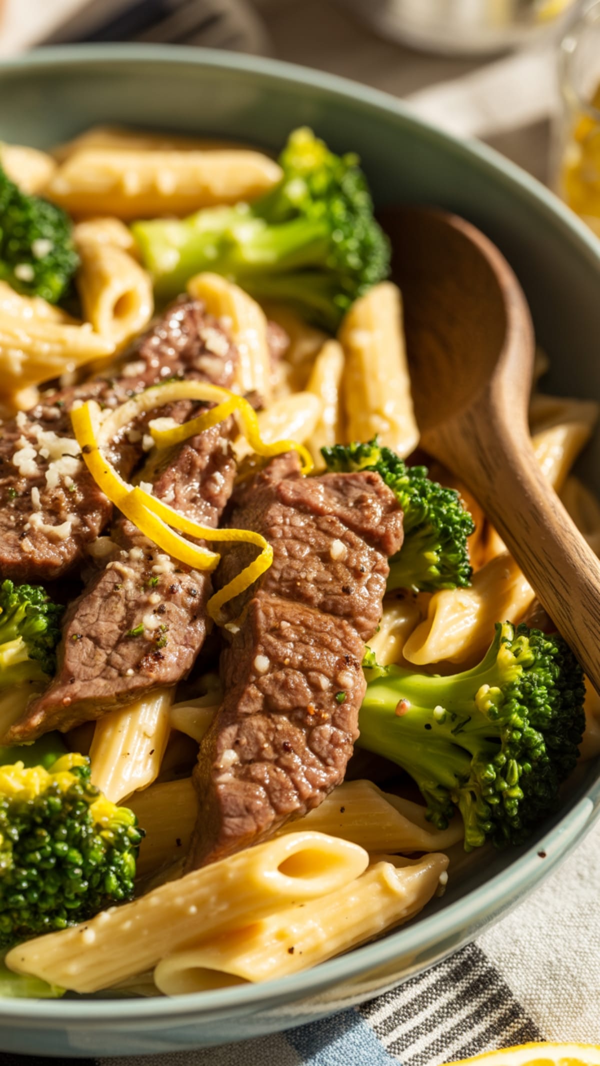 30-Minute Lemon Zest Beef and Broccoli Pasta for Busy Weeknights