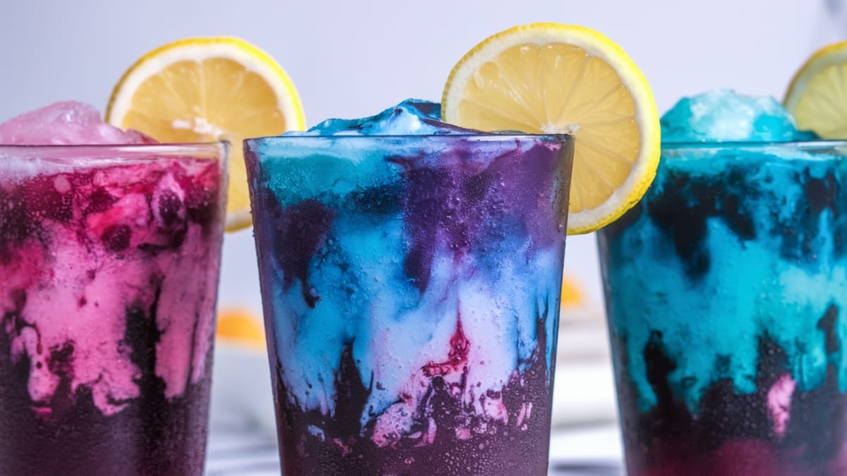 Magical Color Changing Galaxy Lemonade Slushie That Impresses Every Time