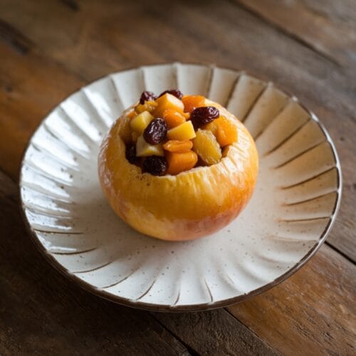 Microwave Baked Apple