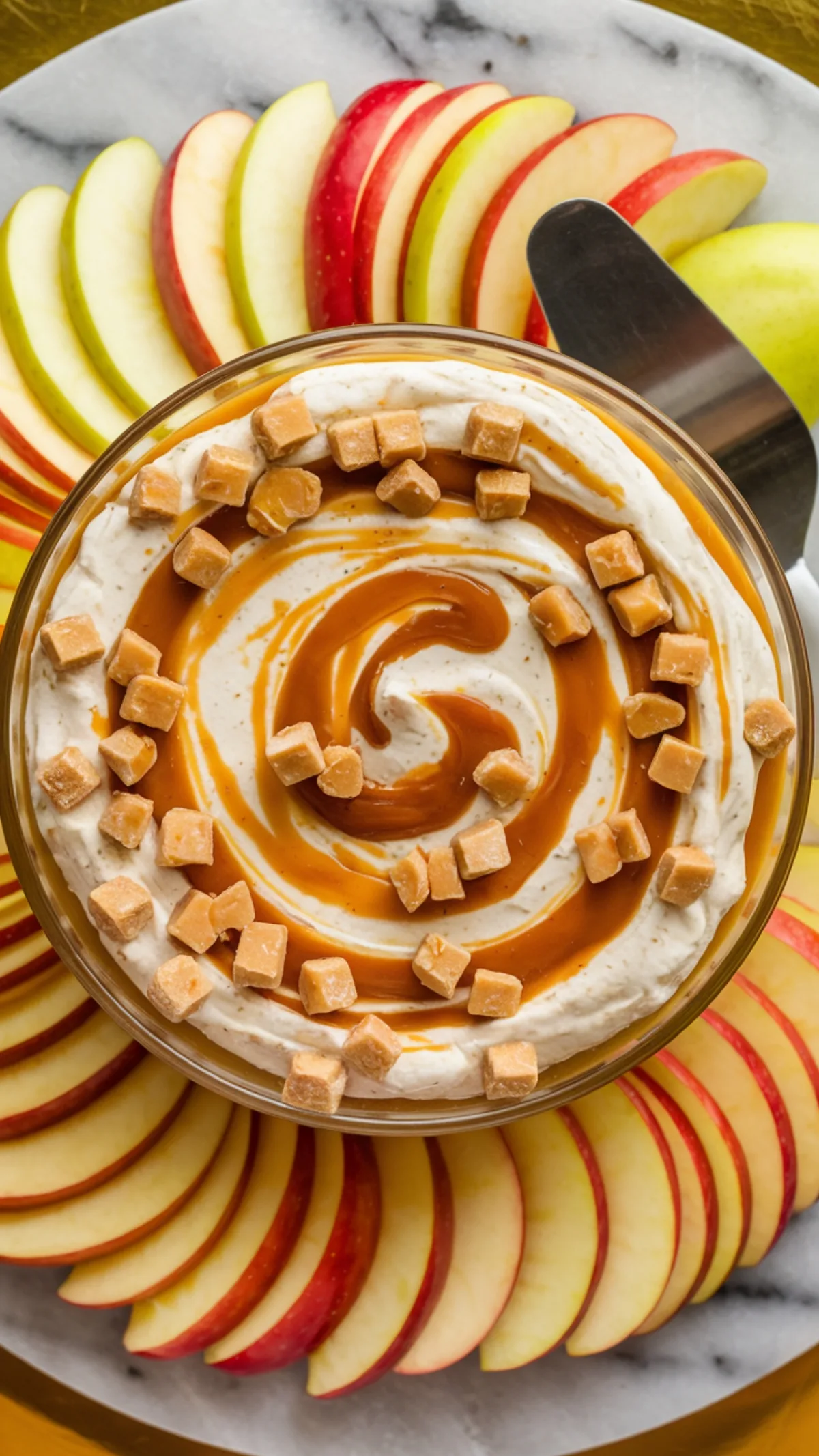 No-Bake Caramel Apple Cheesecake Dip (Ready in 15 Min)
