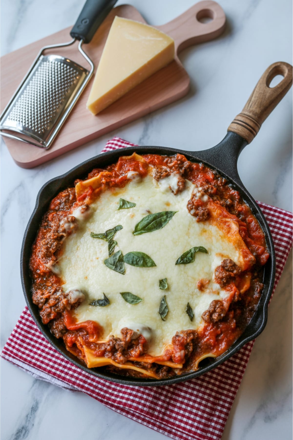 No-Fuss Skillet Lasagna - The Creative Dinner You Need This Week