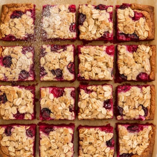Oatmeal Cranberry Bars