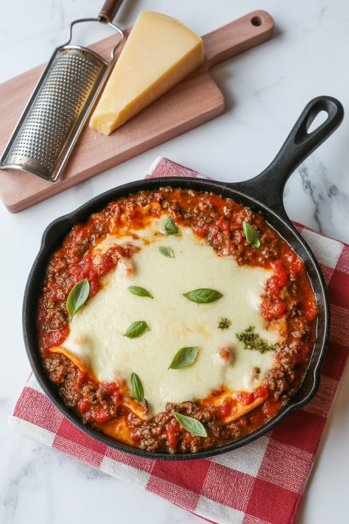 One-Pan Skillet Lasagna Recipe Perfect for Family Dinner Tonight