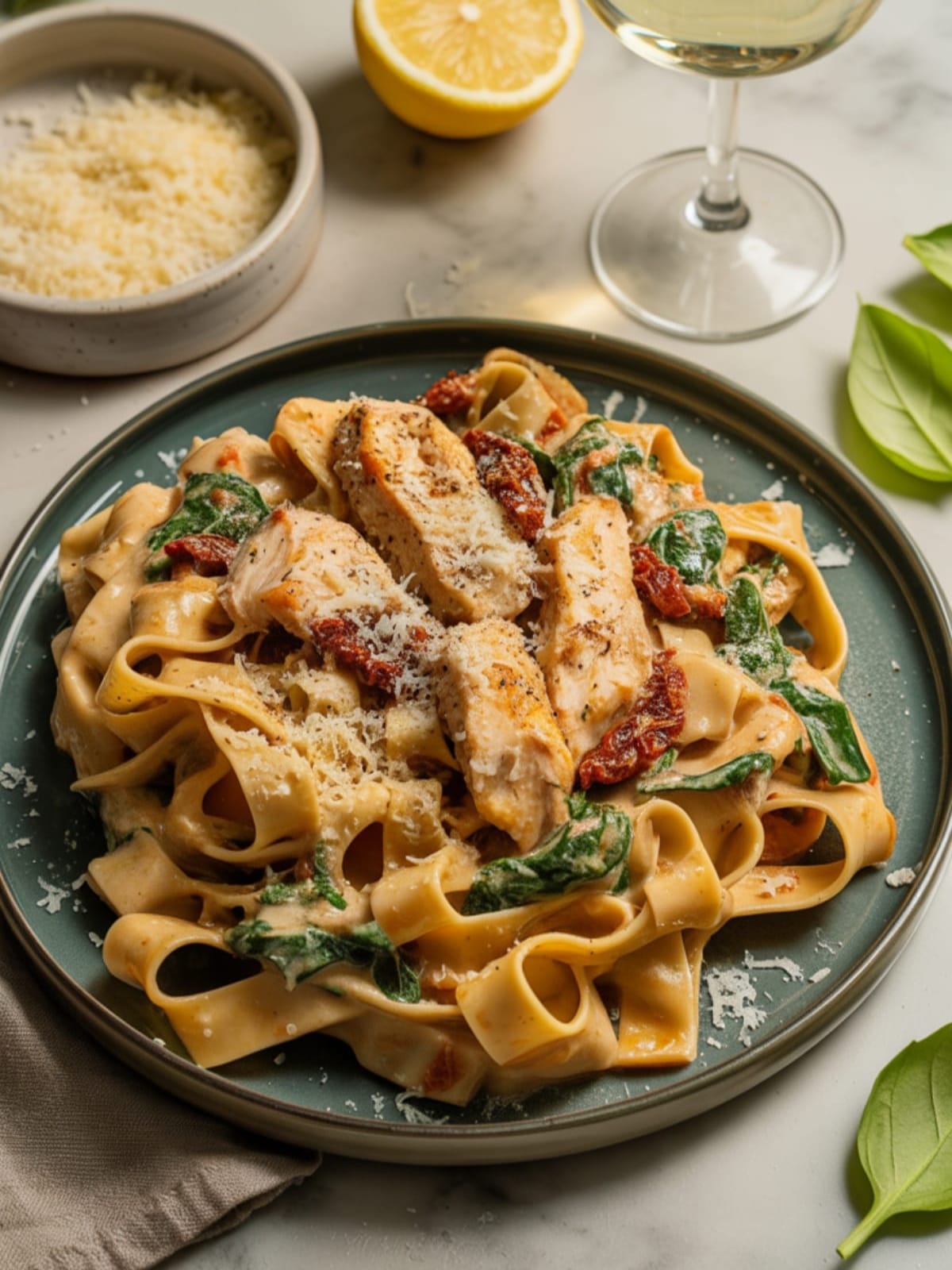 One-Pot Creamy Tuscan Chicken Pasta (Restaurant-Quality at Home!)