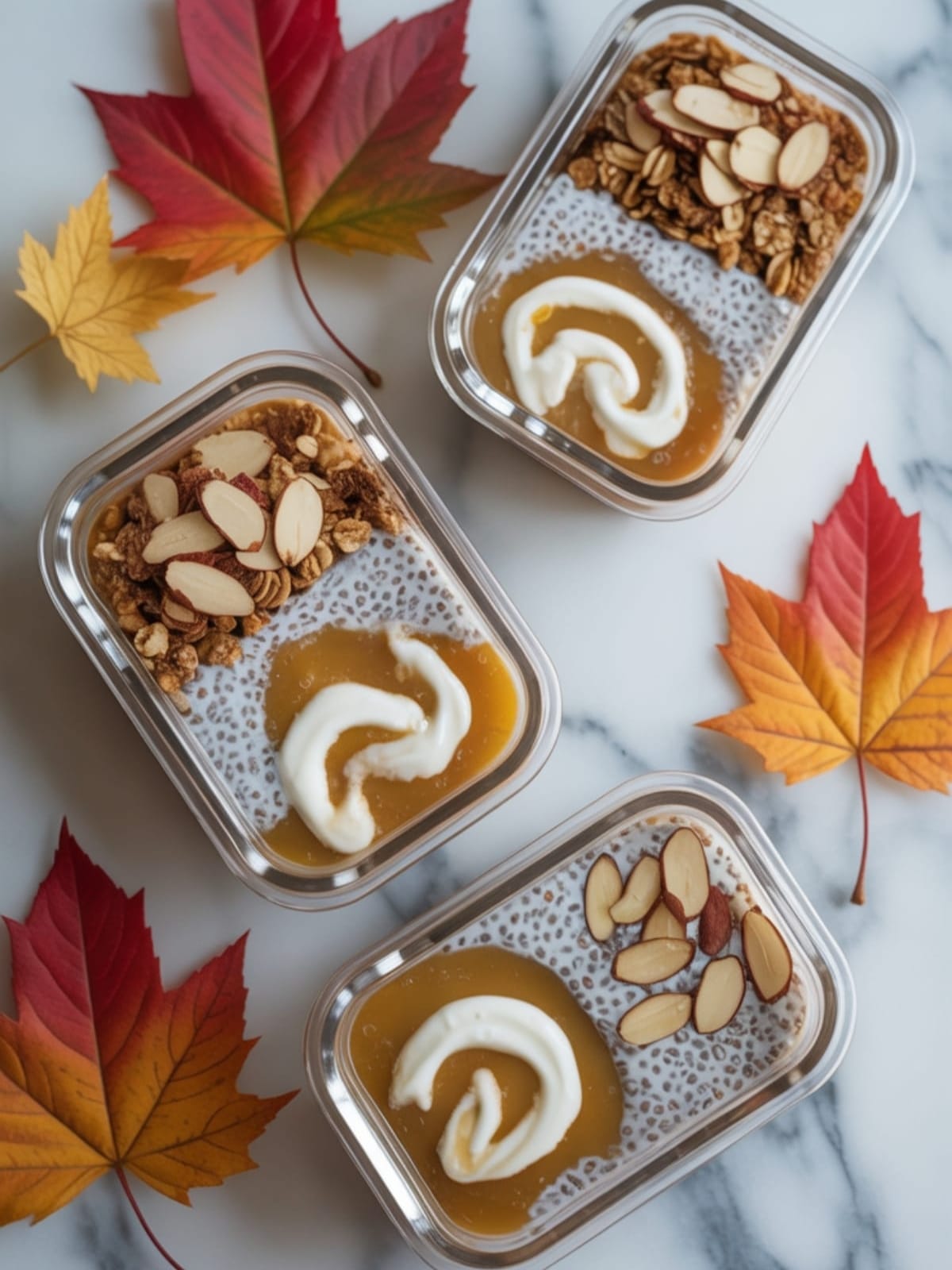 Overnight Apple Pie Chia Pudding - Healthy Breakfast Magic