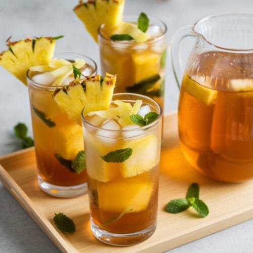 Pineapple Ginger Iced Tea