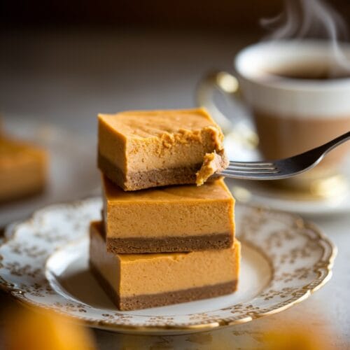Pumpkin Cheesecake Bars
