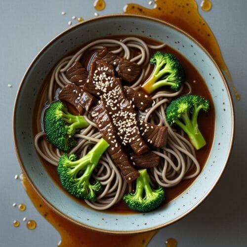 Beef and Broccoli Noodle Bowl