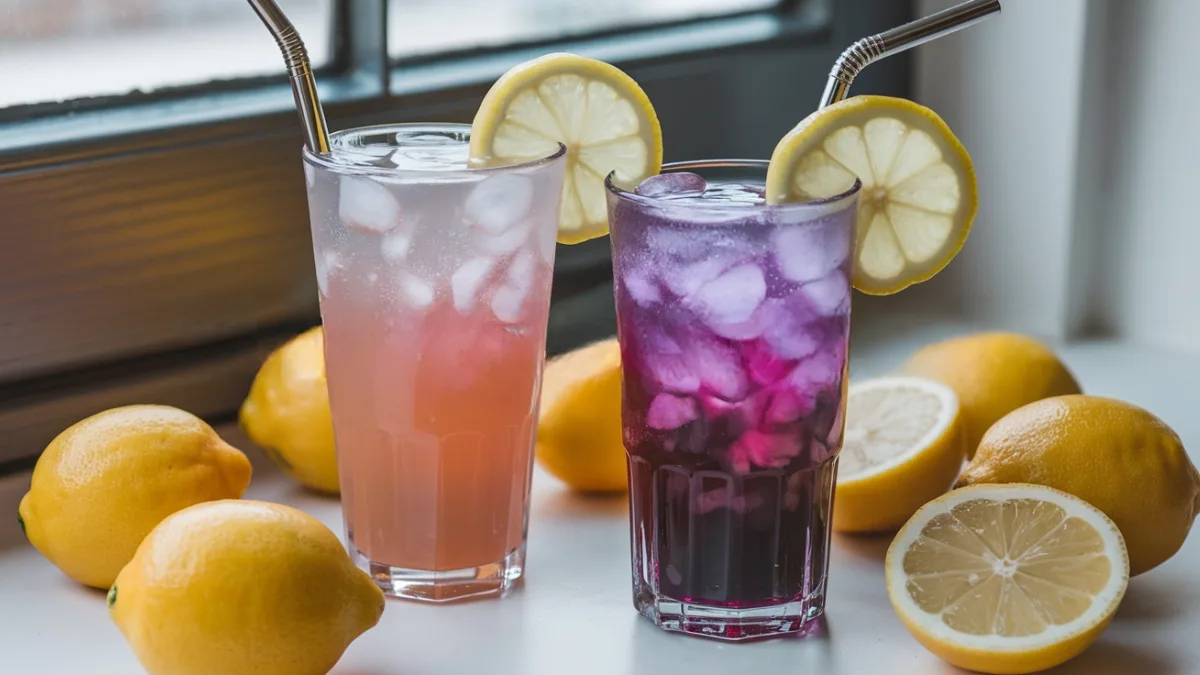 Rainbow in a Glass- The Enchanting Magic Color Changing Lemonade