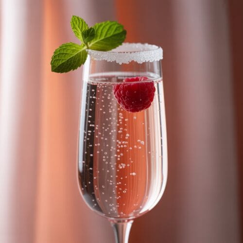 Raspberry Lemon Mimosas