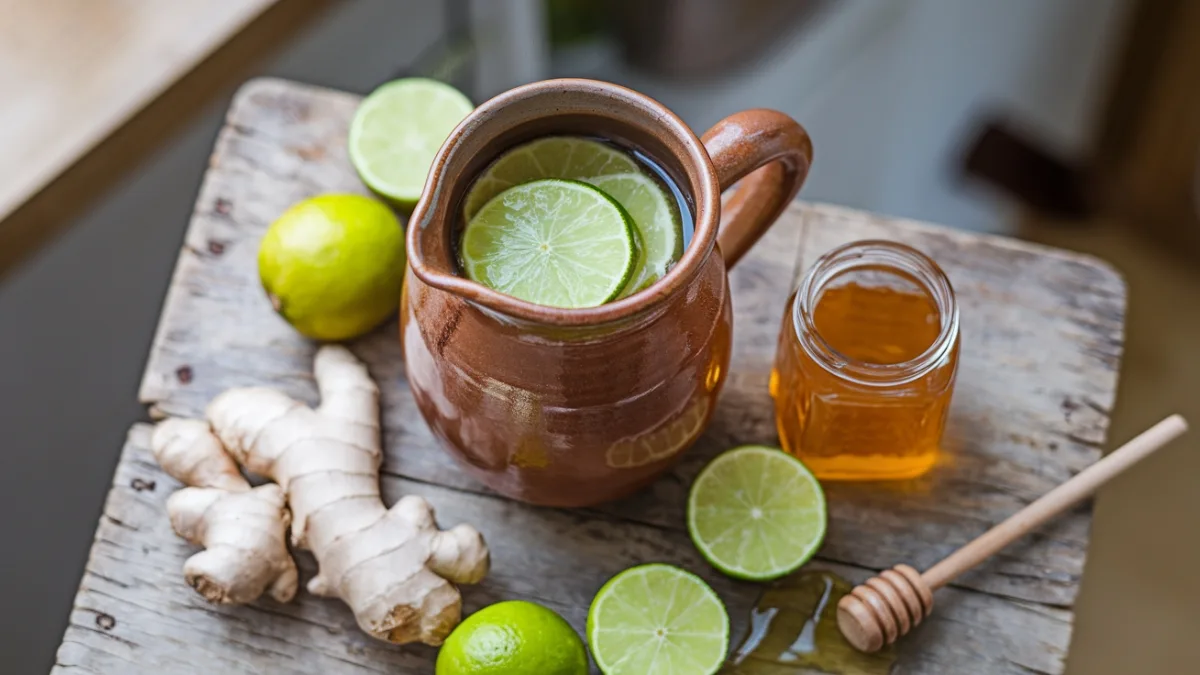 Refresh Your Summer- Honey Ginger Limeade That Dazzles