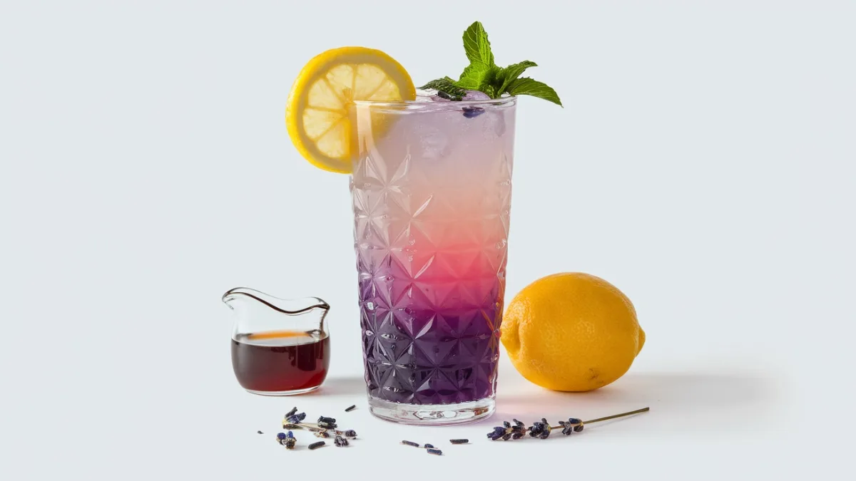 Refreshing Butterfly Pea Flower Lemonade That Changes Color Before Your Eyes