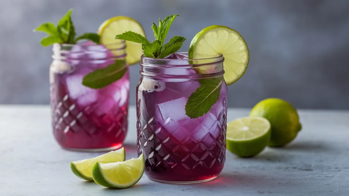 Refreshing Butterfly Pea Flower Mocktail- A Magical Color-Changing Drink
