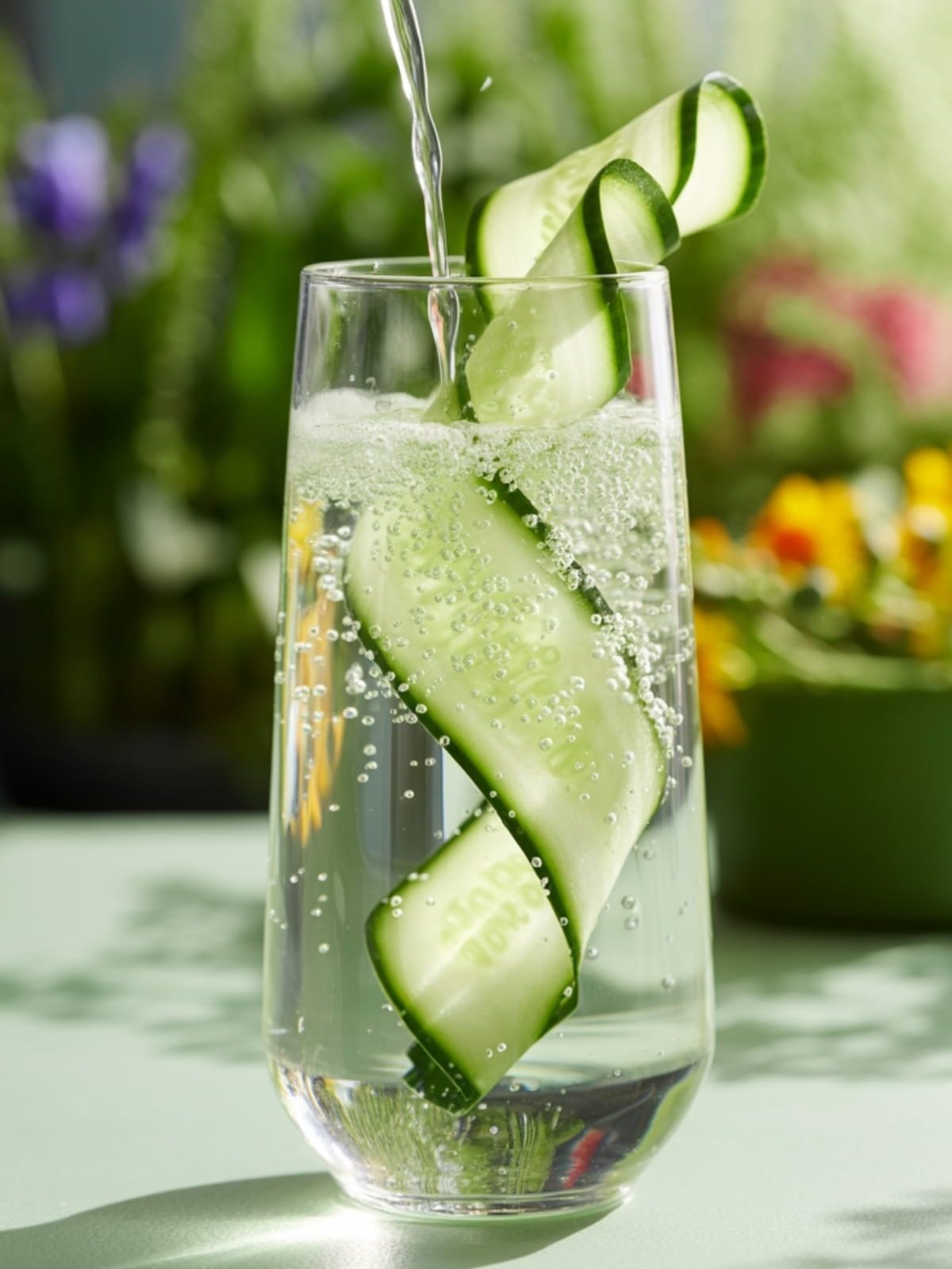 Refreshing Cucumber Elderflower Mocktail - No Alcohol, All Flavor