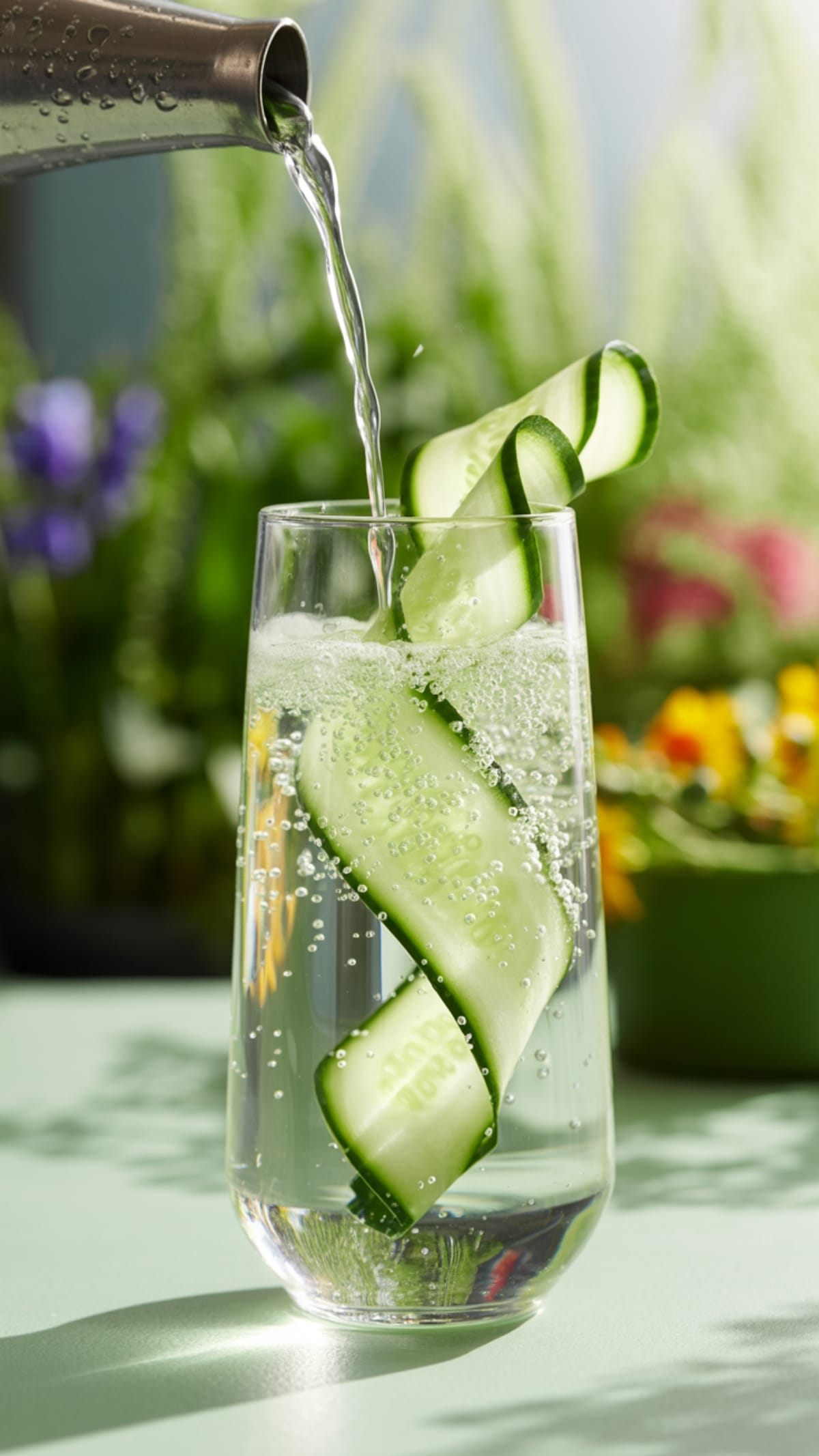 Refreshing Cucumber Elderflower Mocktail: No Alcohol, All Flavor