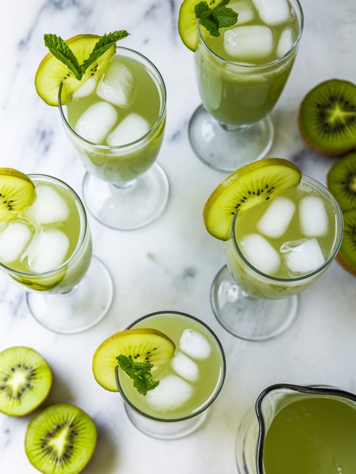 Refreshing Kiwi Cucumber Agua Fresca with Electrolyte-Boosting Power