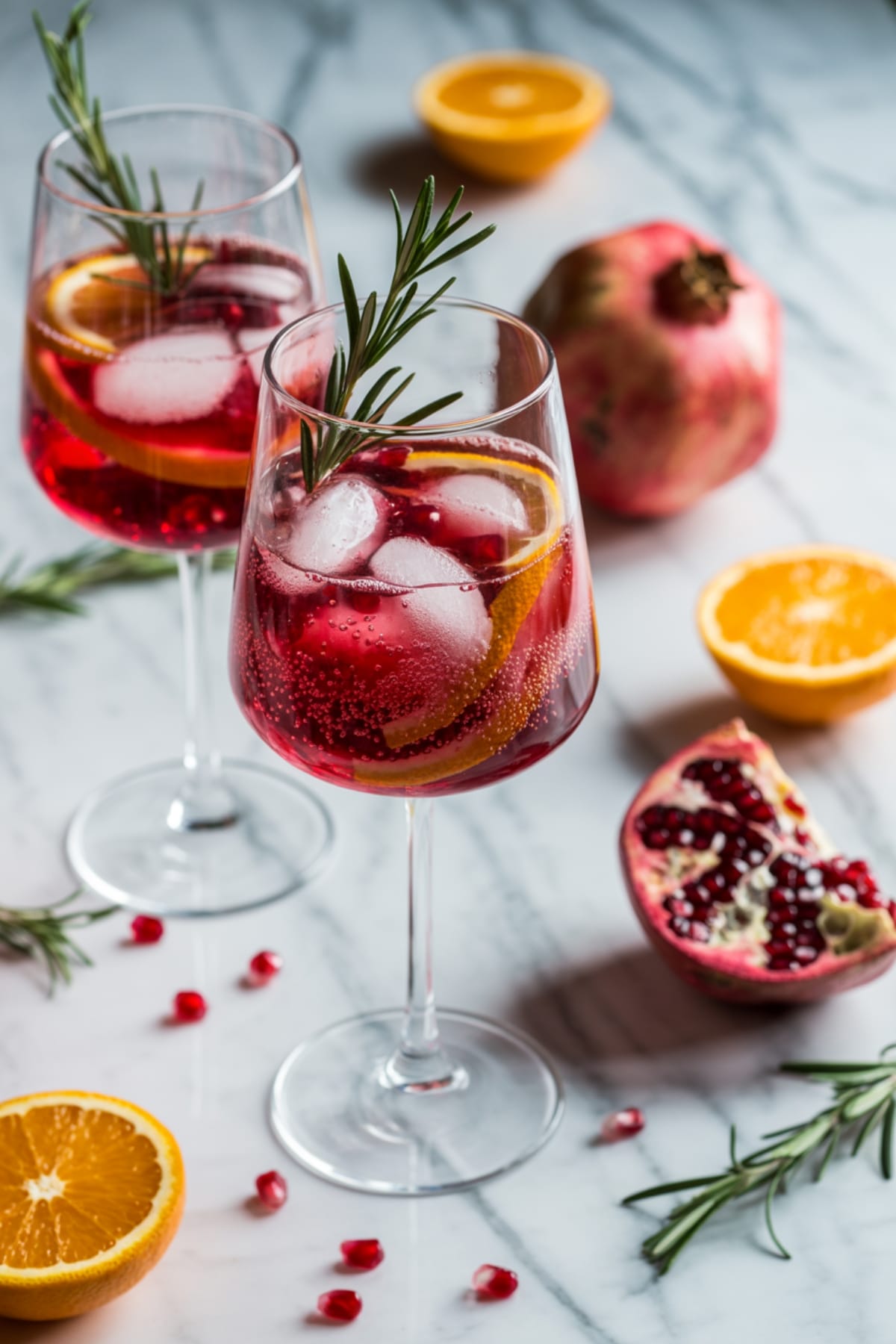 Refreshing Pomegranate Fizz - The Perfect Nonalcoholic Party Drink