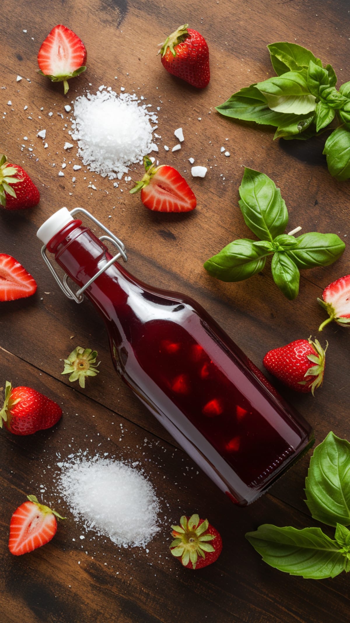 Refreshing Strawberry Basil Shrub Recipe for Hot Sunny Days