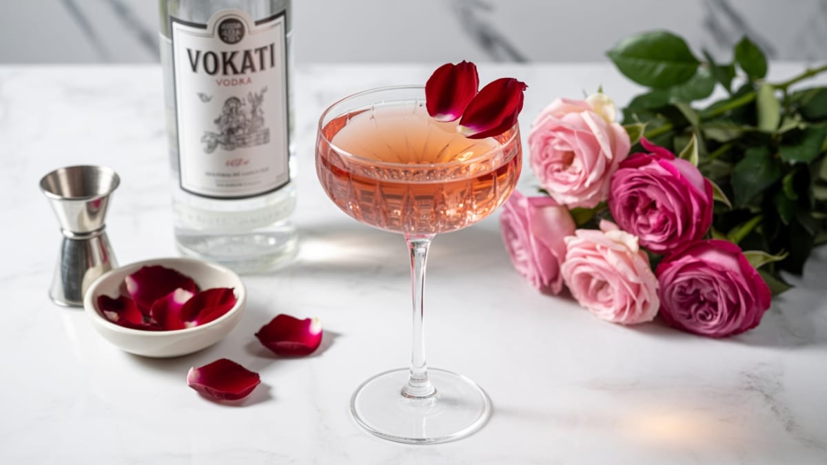 Rose Petal Gin Martini A Floral Twist on the Classic Cocktail