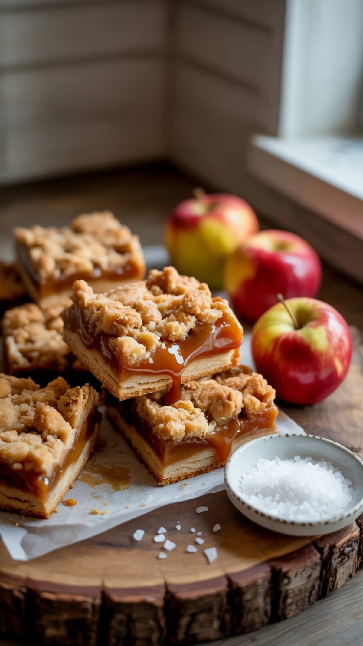 Easy Salted Caramel Apple Pie Bars for Thanksgiving