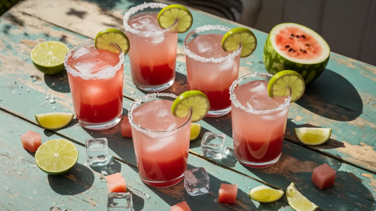 Sip Your Summer- Refreshing Watermelon Tequila Lime Coolers