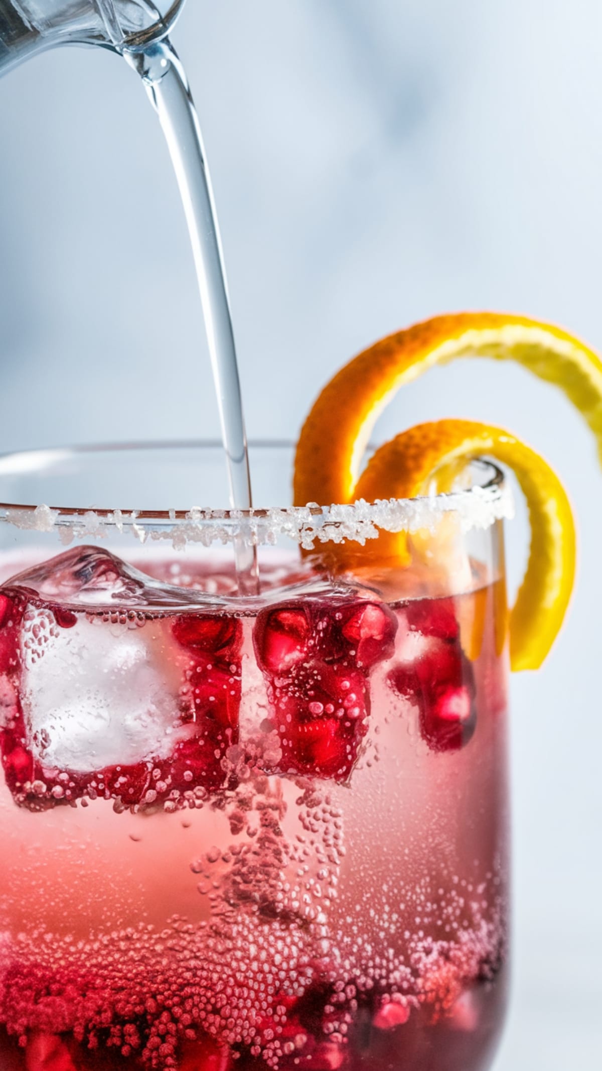 Sparkling Citrus Pomegranate Fizz Mocktail for Elegant Entertaining