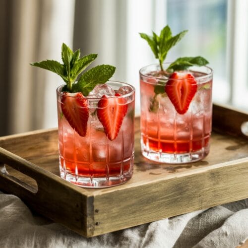 Strawberry Gin Smash