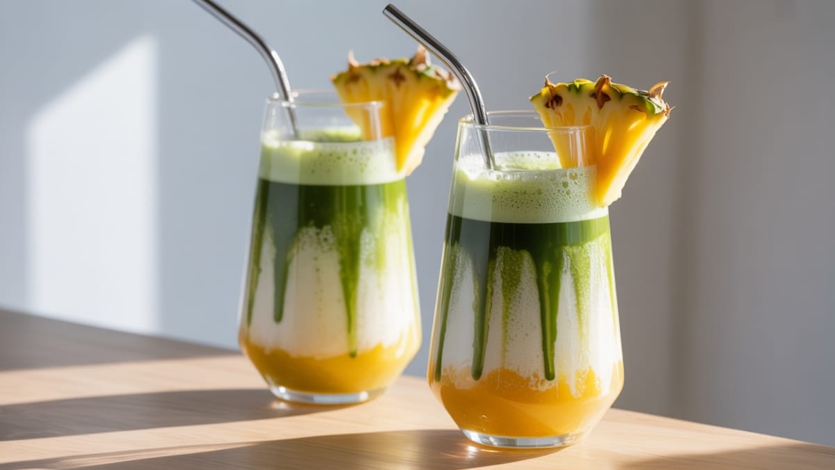 The Perfect Matcha Pineapple - A Refreshing Tropical Superfood Blend