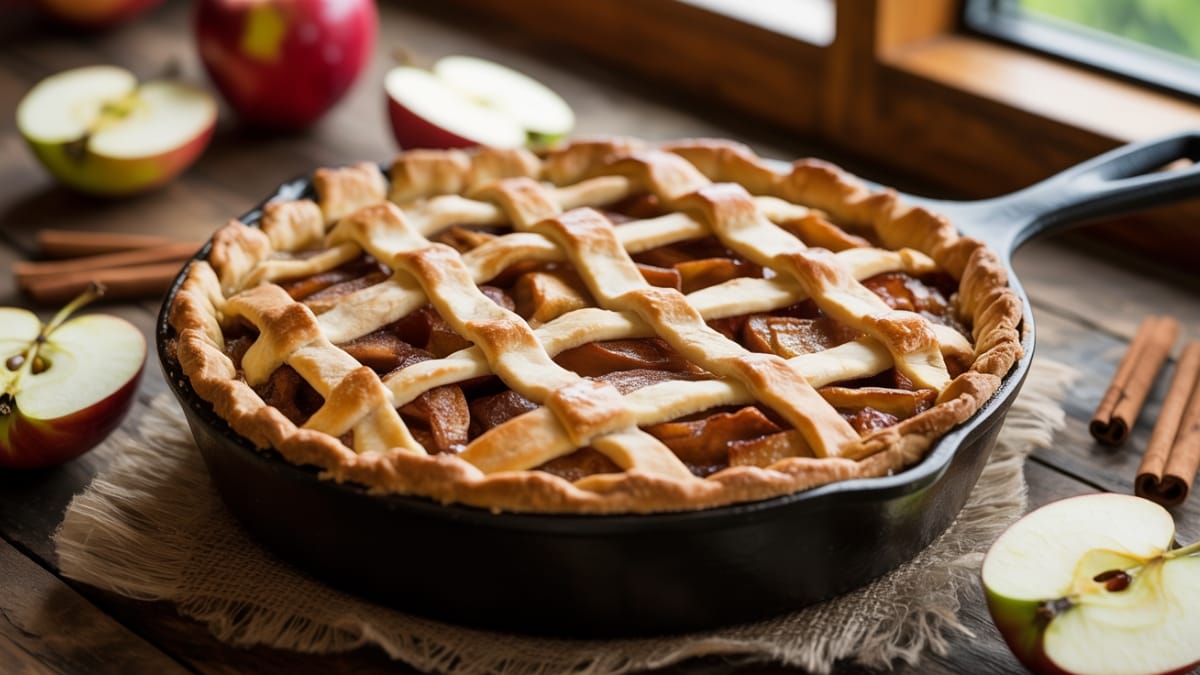 The Ultimate Skillet Apple Pie: Rustic Charm Meets Effortless Perfection