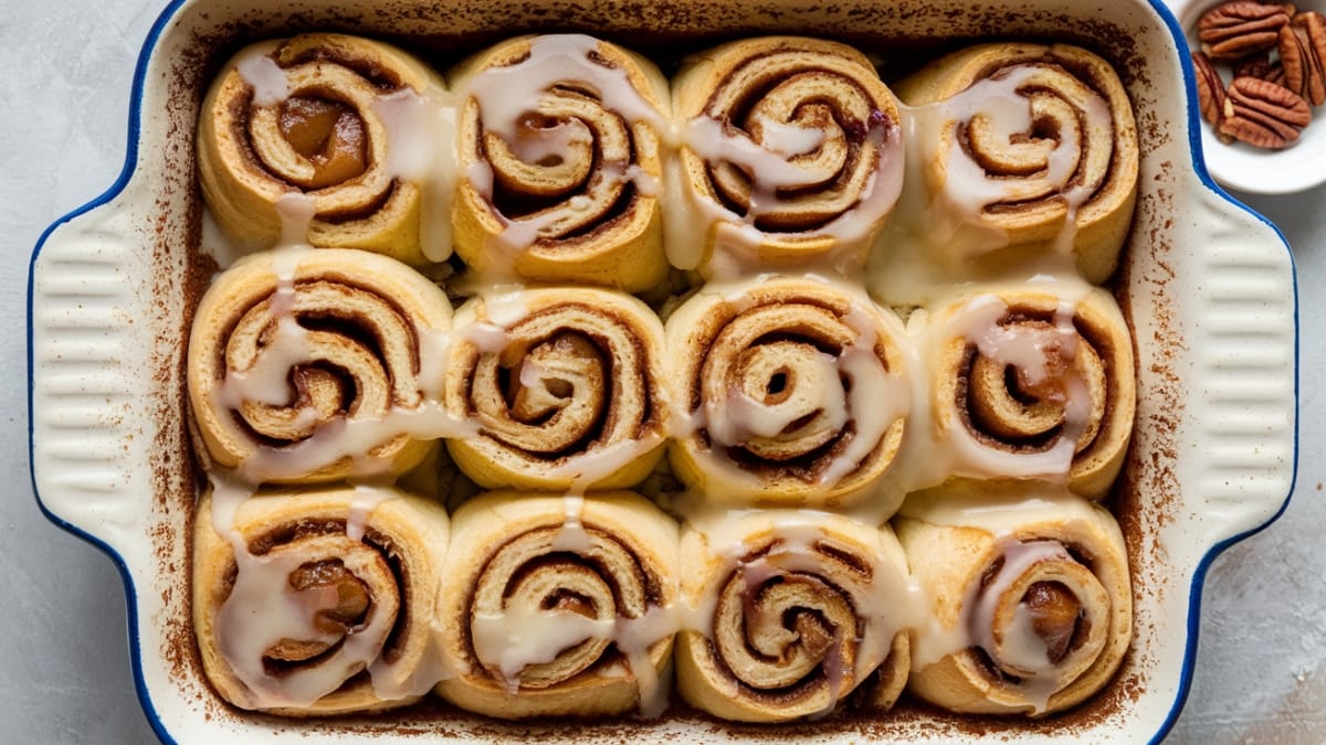 The Ultimate Weekend Comfort- Apple Cinnamon Roll Bake That'll Make You Famous