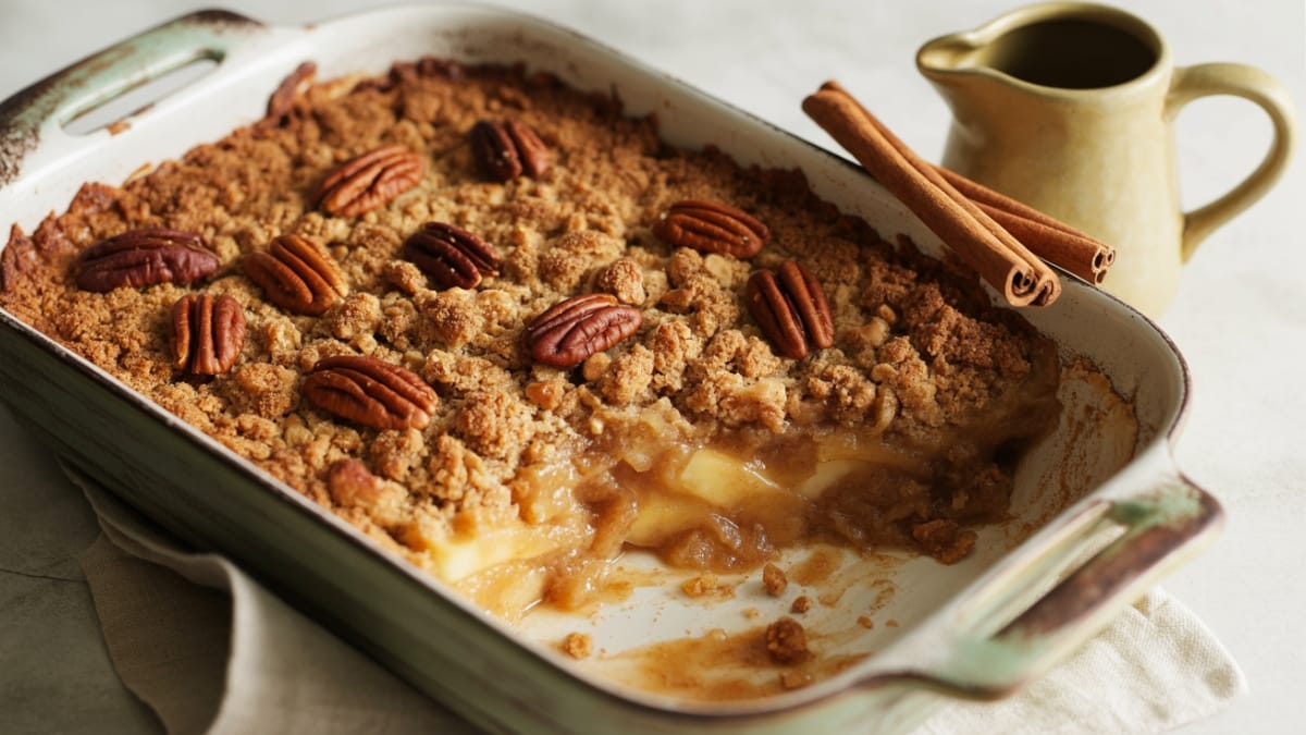 Warm & Cozy Low Carb Keto Apple Crisp That Actually Tastes Like the Real Thing