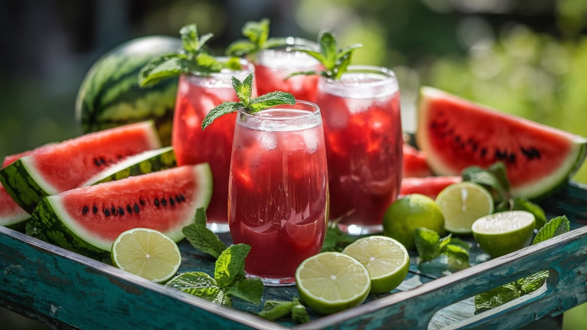 Watermelon Juice Cooler- A Refreshing Summer Oasis in a Glass